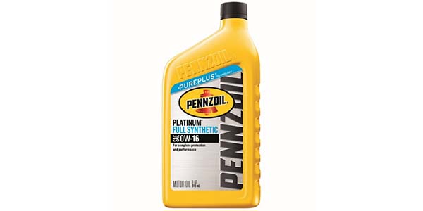 Pennzoil Platinum 0w 16 Full Synthetic Motor Oil With Pureplus Technology Engine Builder Magazine