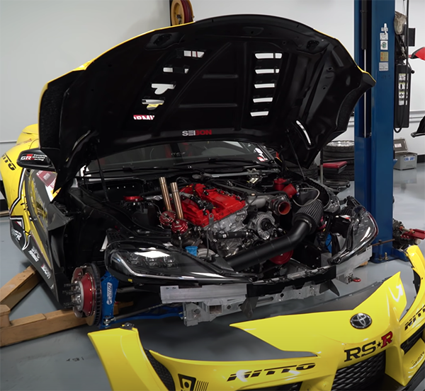 1,033-Horspower Toyota Supra Drift Car Was Built To Slay Tires