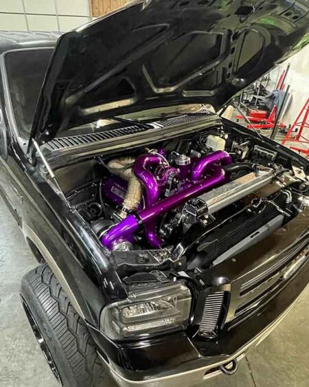 under the hood of a Powerstroke