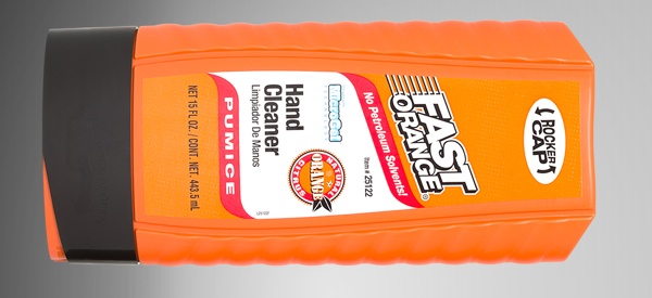 New Permatex Fast Orange Hand Cleaner Rocker Cap Bottle Wins 2015 AmeriStar  Packaging Award
